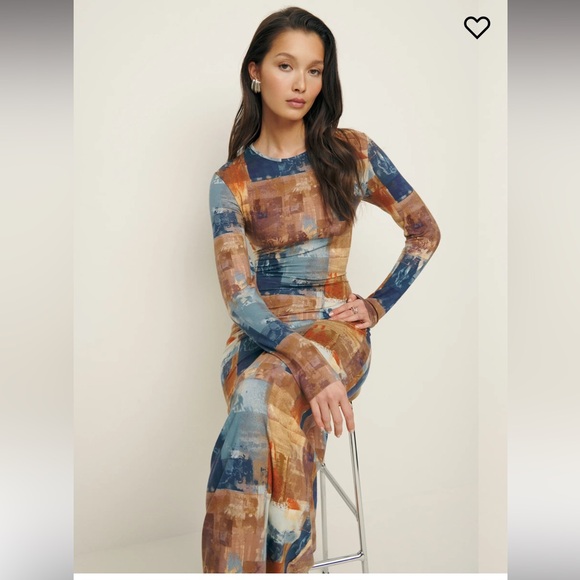 NWT Reformation Tommie Knit Dress♥️Long Sleeve - Picture 4 of 6